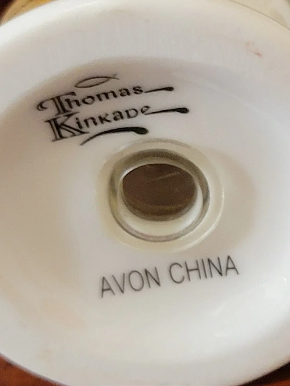 Thomas Kinkade Set of Creamer-Sugar w Lid-Salt and Pepper Shakers/2002 for Avon